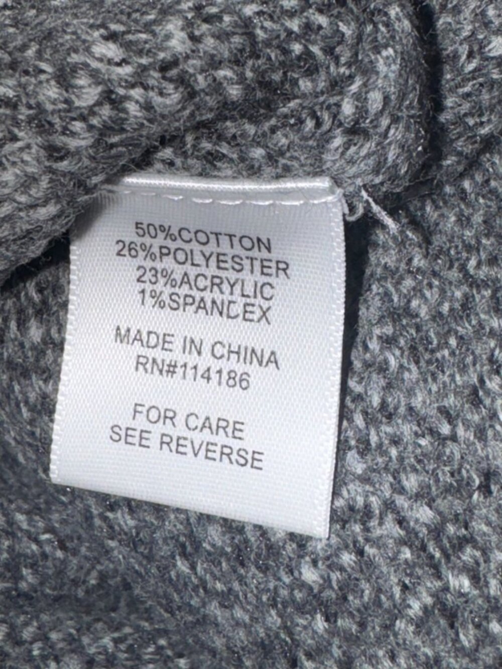 Sugar Moon Kids Fair Isle Sweater L (10-12) Gray & White Wool Blend Winter Knitw - Picture 3 of 5